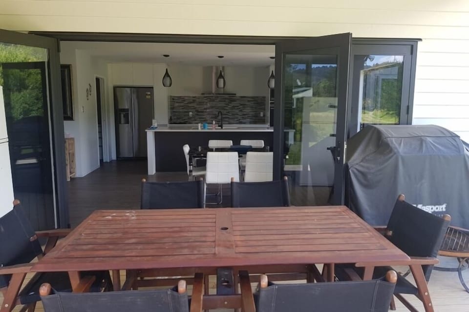 Outside area looking in