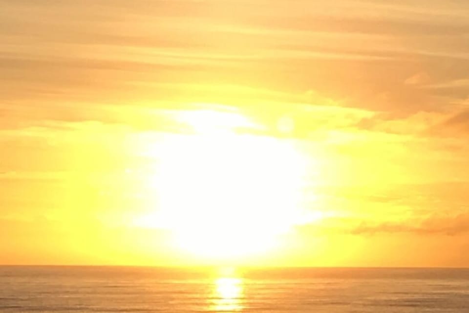 Sunrise from upstairs