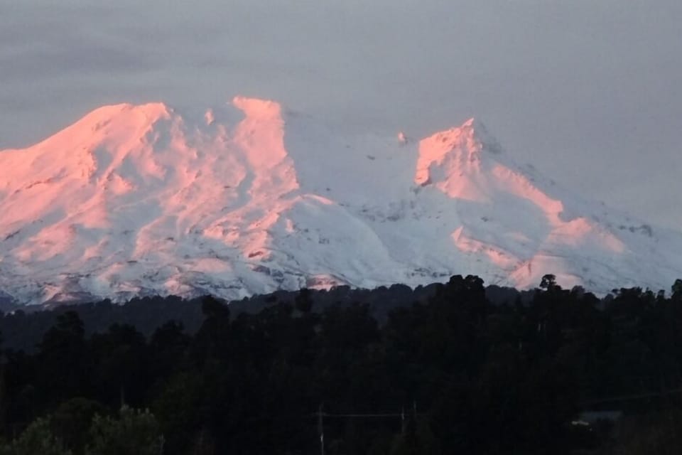 Sun set, Mt Ruapehu