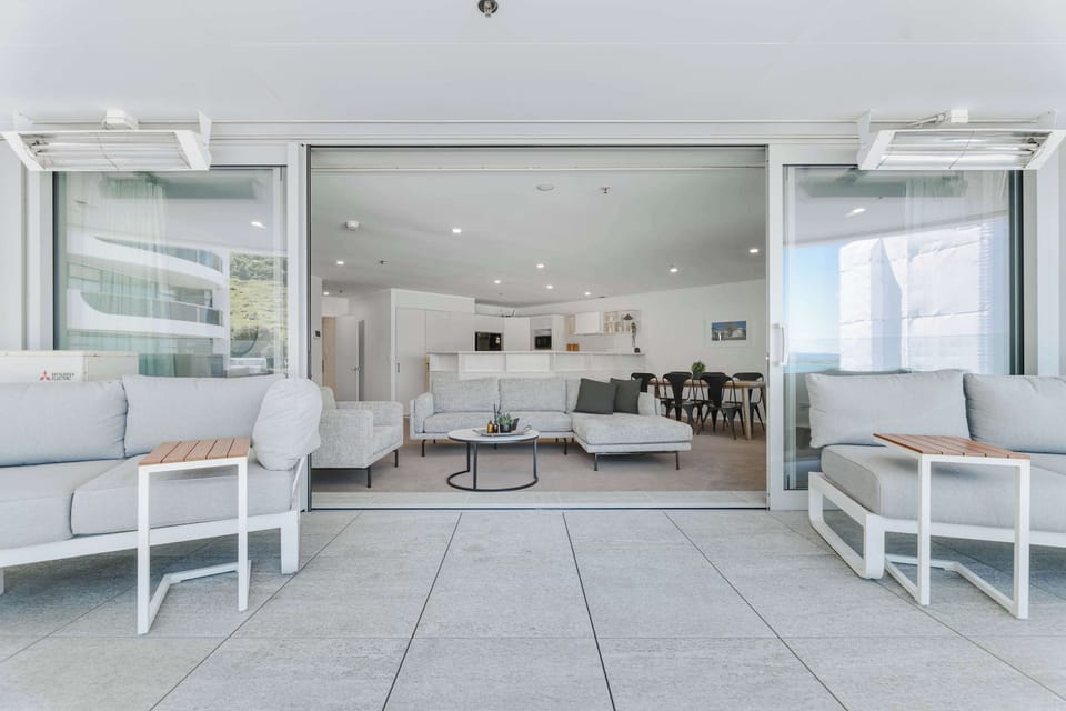 large balcony