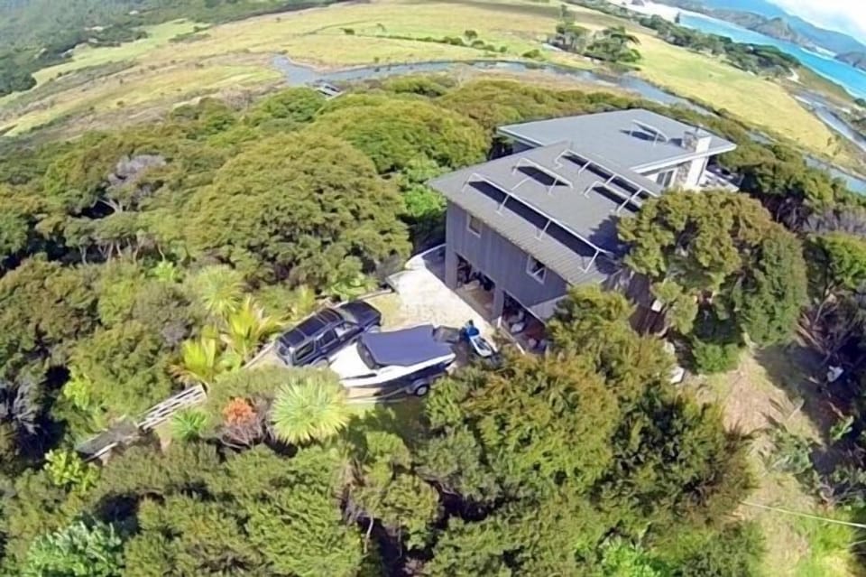 Arial view entire complex