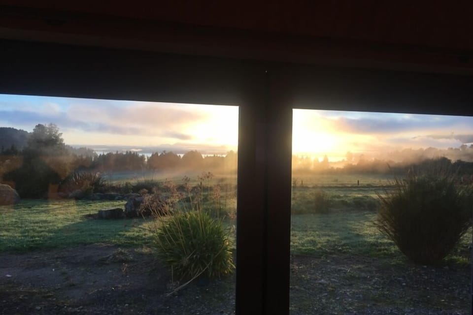 Sunrise over Lake Brunner