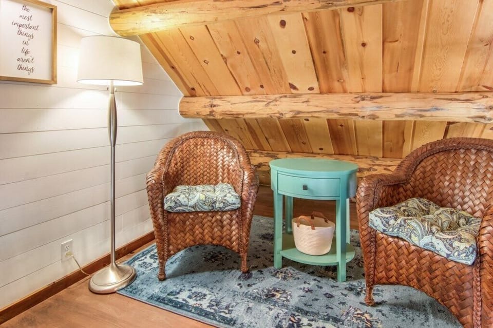 reading nook upstairs