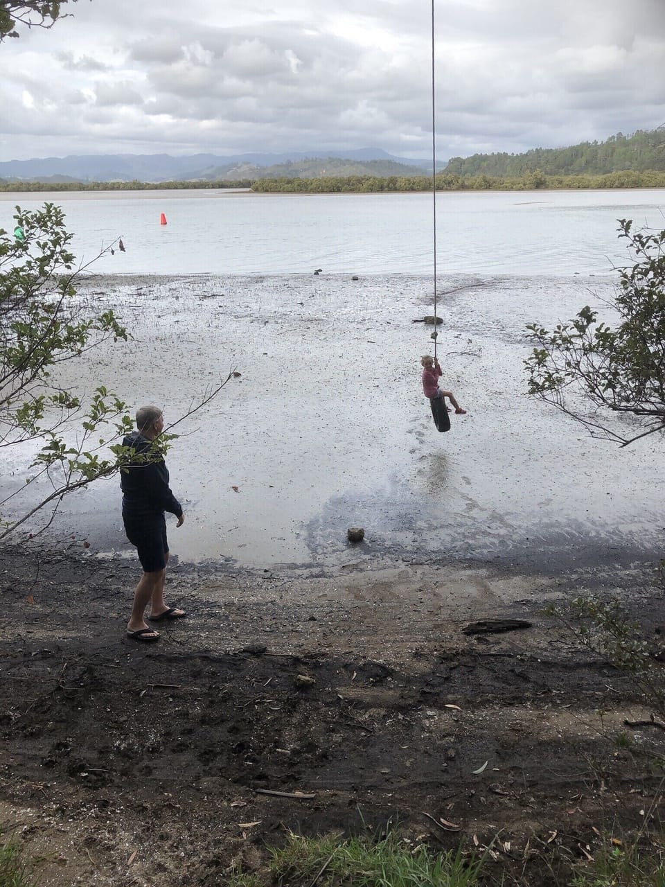 This swing very close to the house on the estuary walk. 