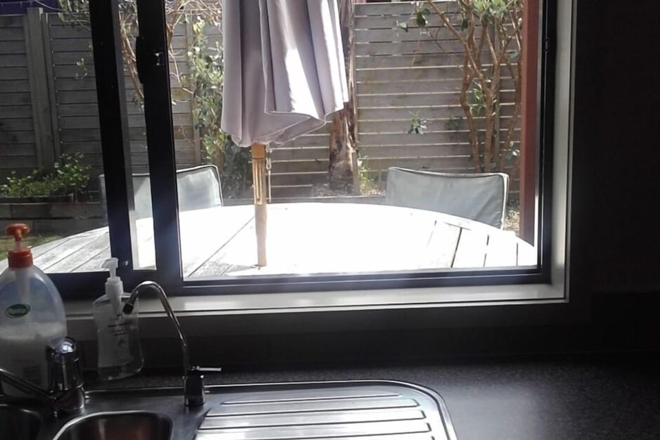 view from kitchen