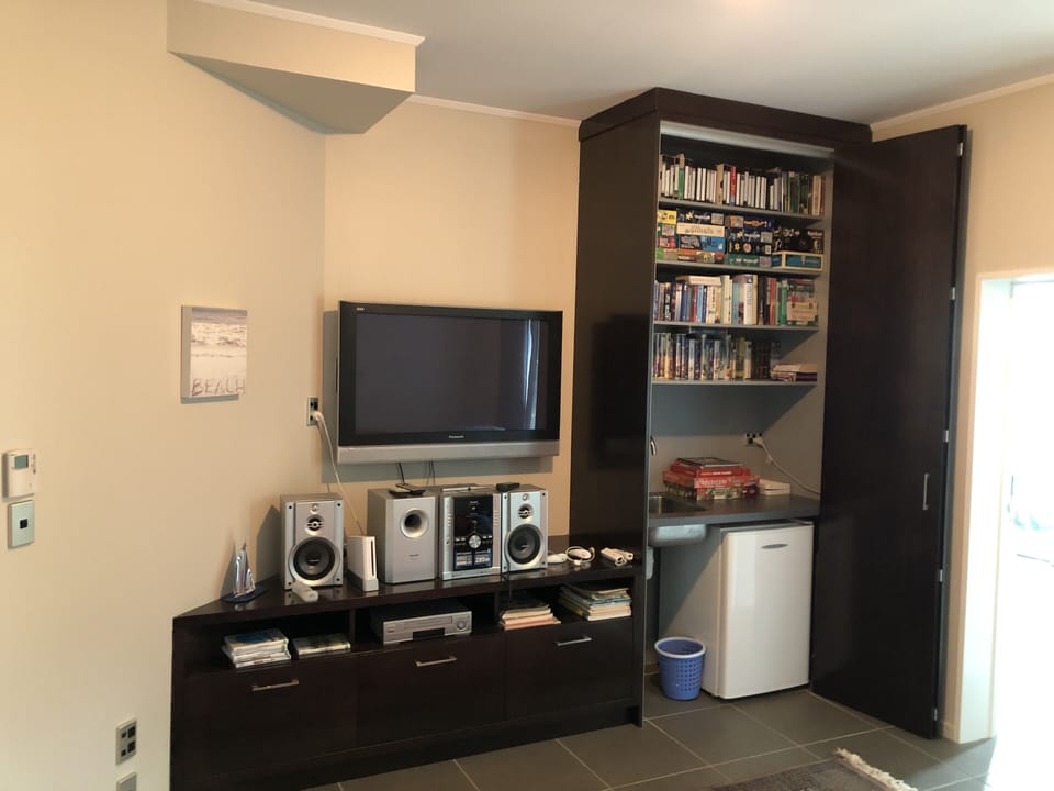 Downstairs has a 2nd family room for kids movies and nintendo Wii