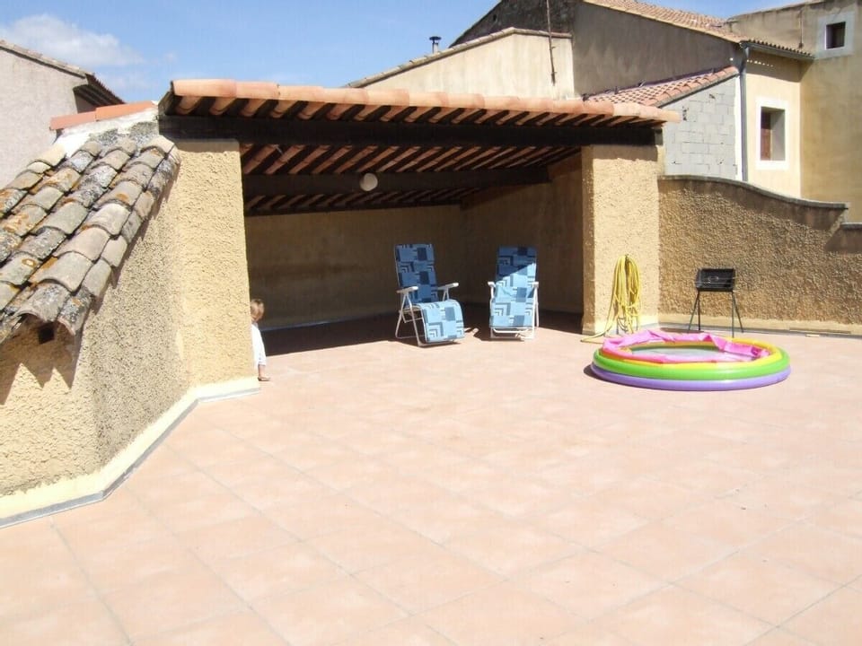 The terrace