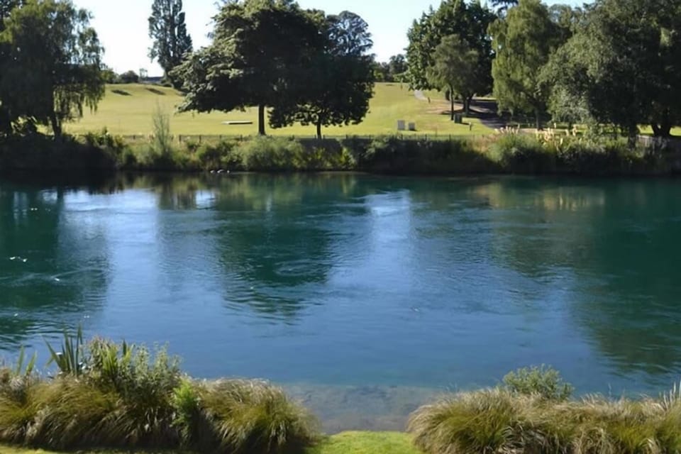 The beautiful river in front of our apartment - yes, we are waterfront