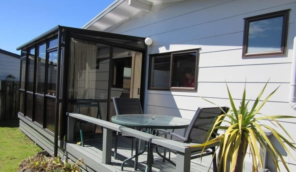 Outside deck