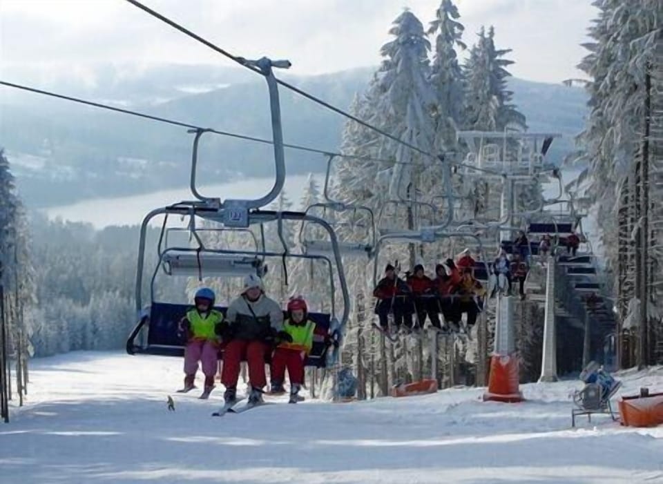 Ski-lift at Lipno Ski Resort