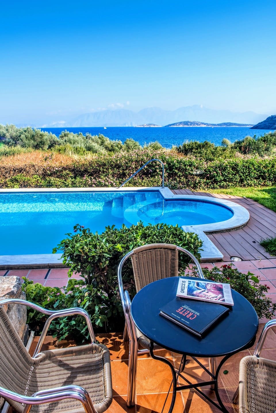 View Lower floor studio patio