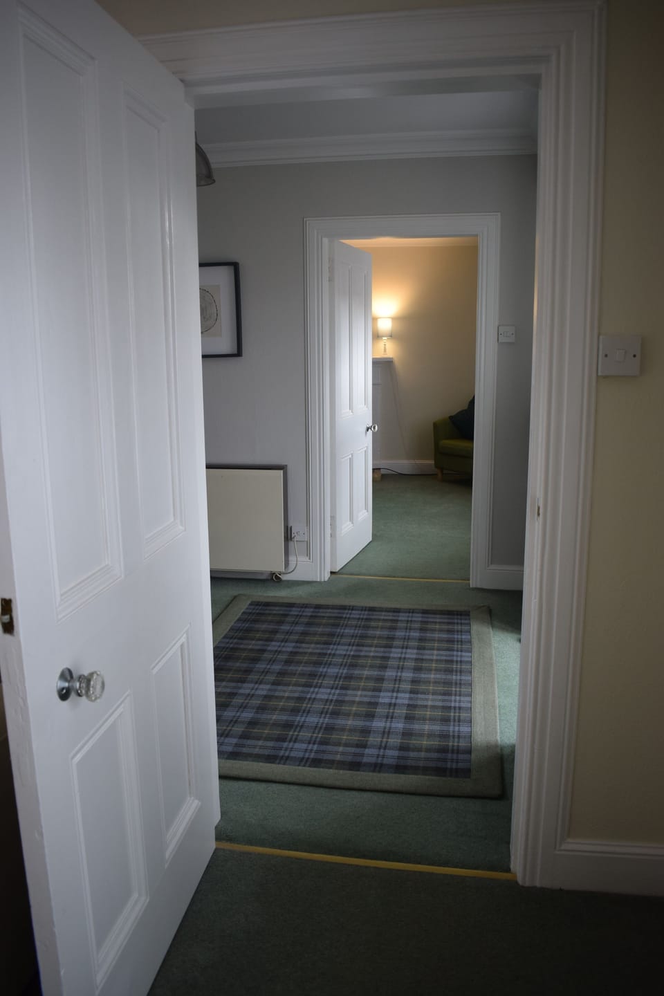 View of hall and dining room from the sitting room