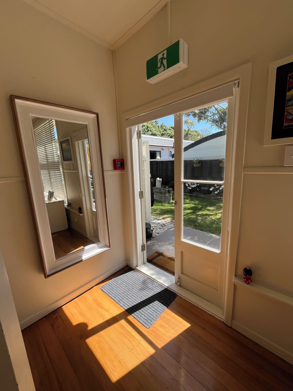 Master bedroom with external access 