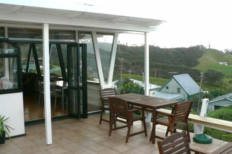 Deck off dining area