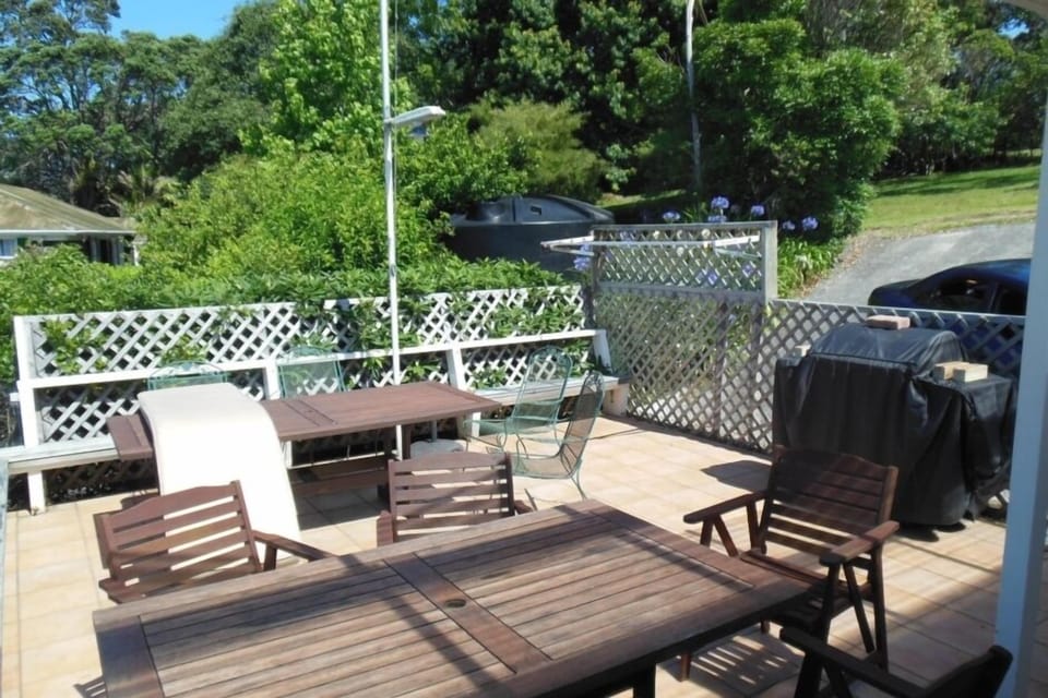 Deck and BBQ area