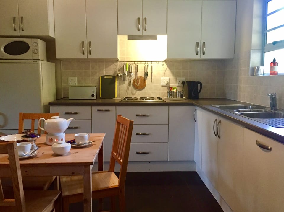 The kitchen is fully equipped for self catering