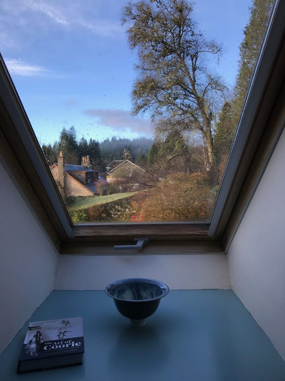 Winter view from bedroom window
