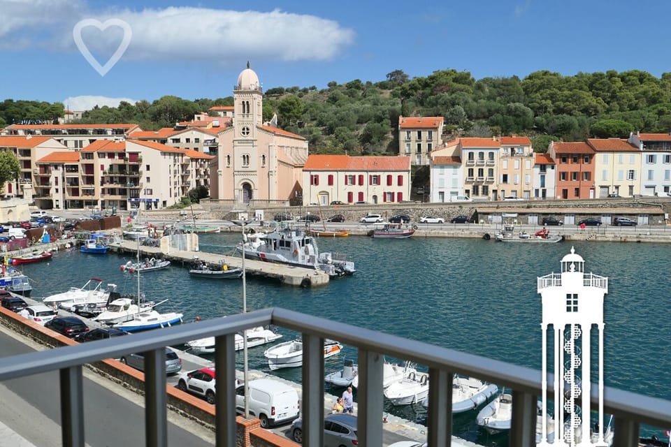 The amazing view from our studio balcony!