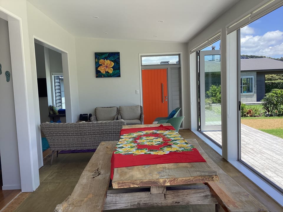 Plenty of airflow through large bifold doors