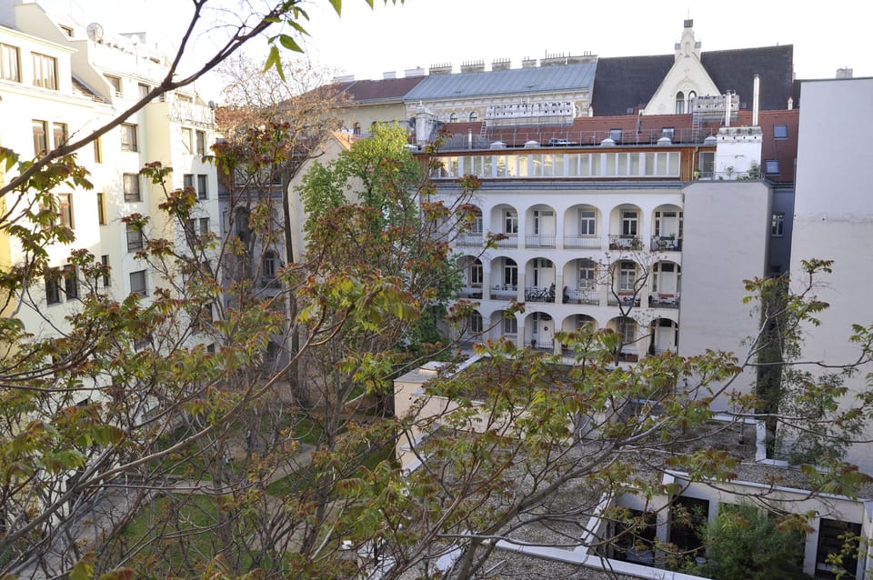 view to courtyard