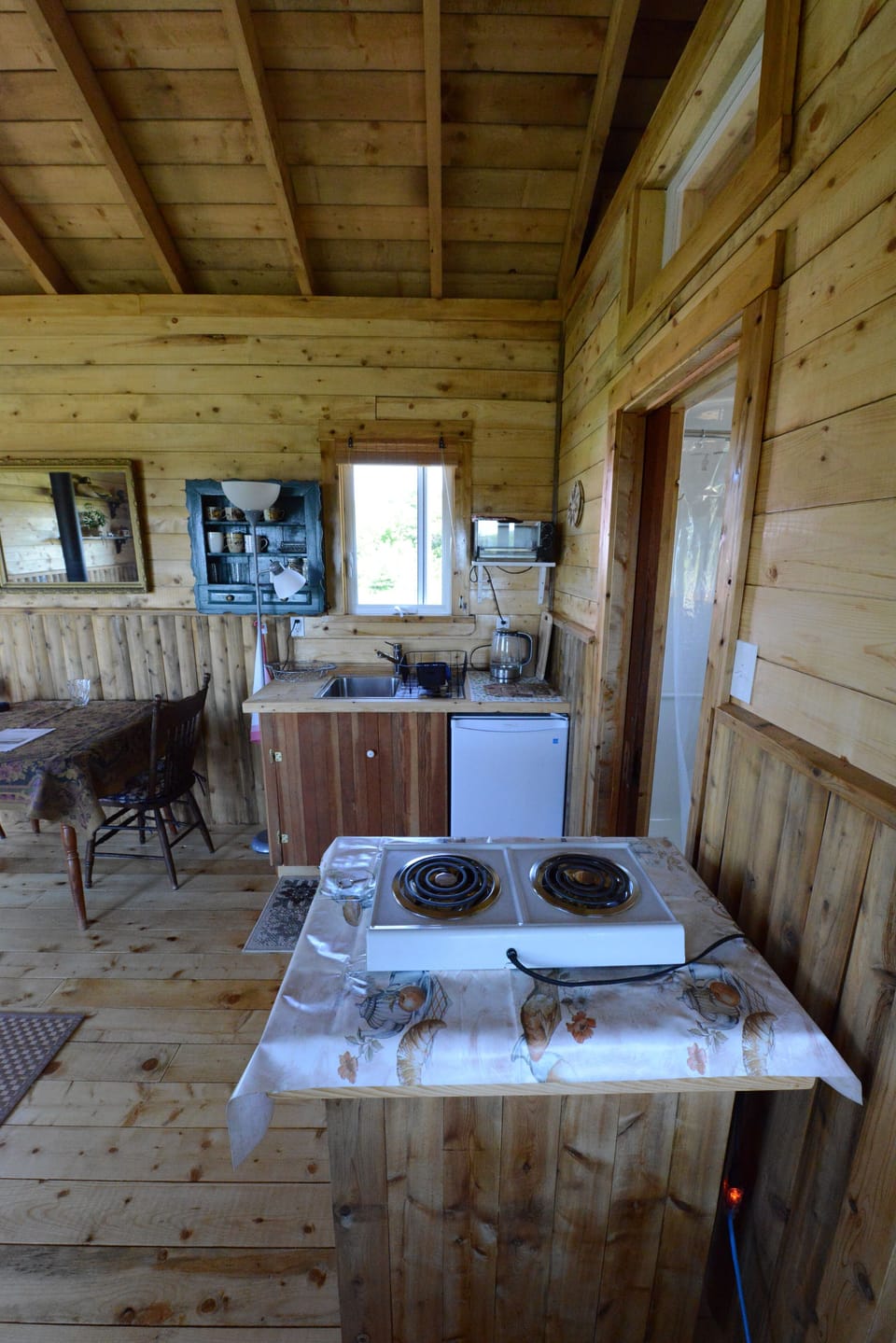 small two-burner stove