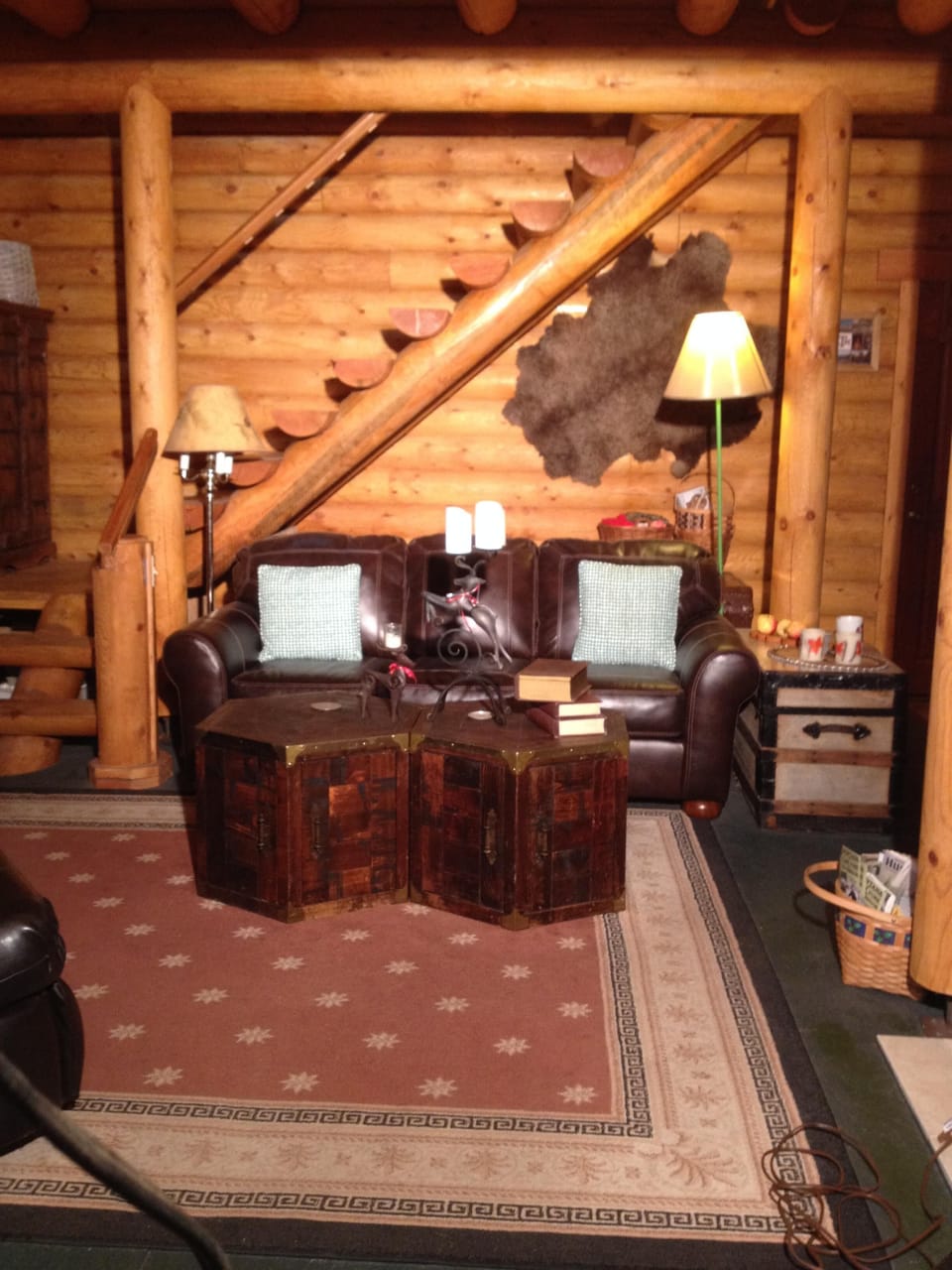 Lozeau Lodge sitting area.