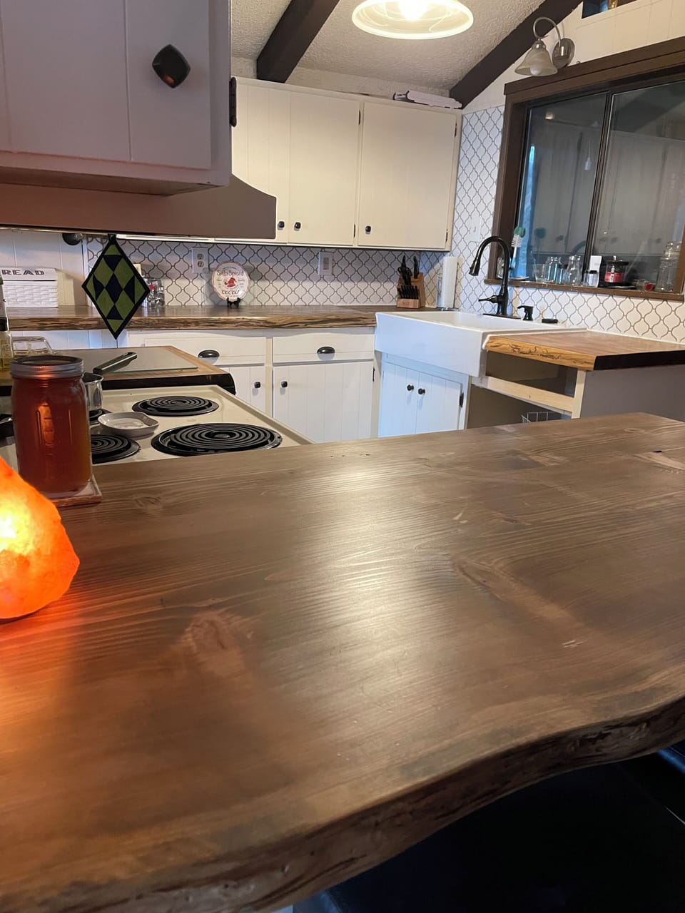 Basic Kitchen with an Oven, Microwave, Refrigerator, and Keurig