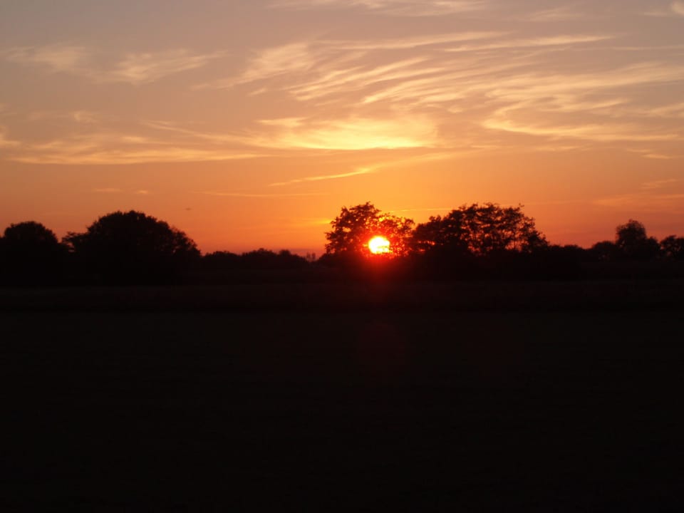 from patio evening sunset