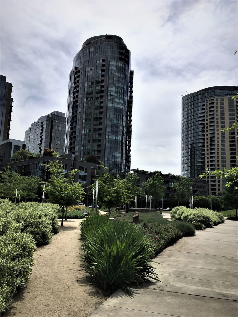 Elizabeth Caruthers Park next to the condo building