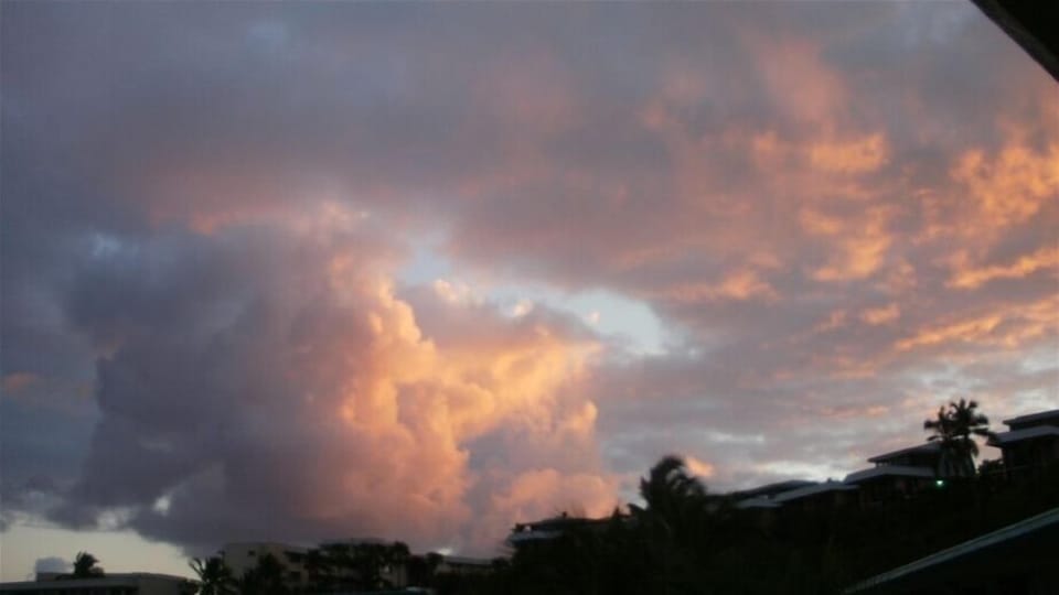 Reflected sunset