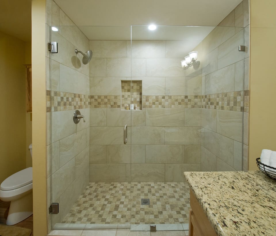 Brand New shower in the Alpine Suite