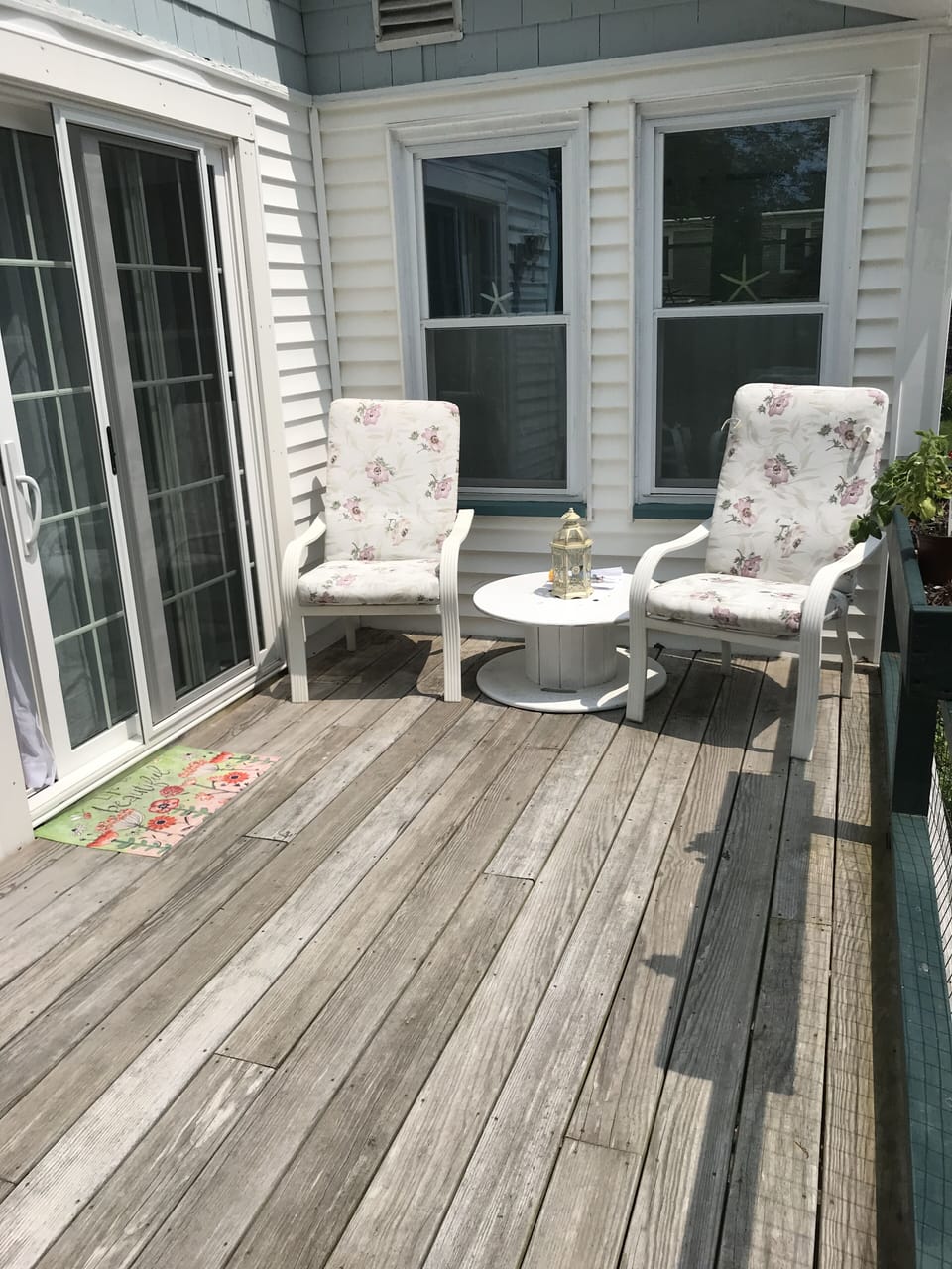 Side Deck off dining area