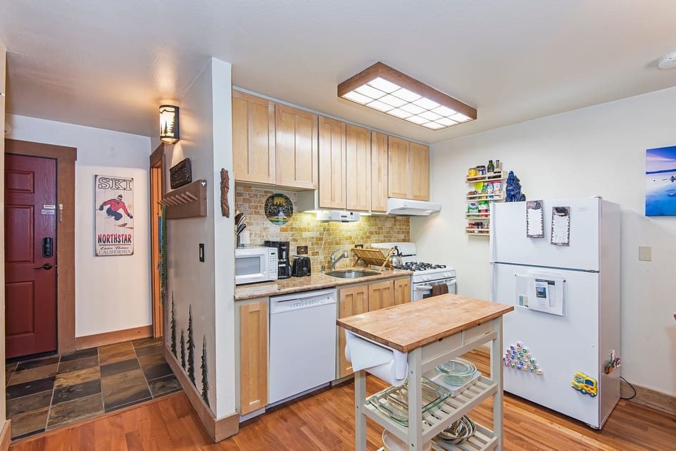 well stocked kitchen