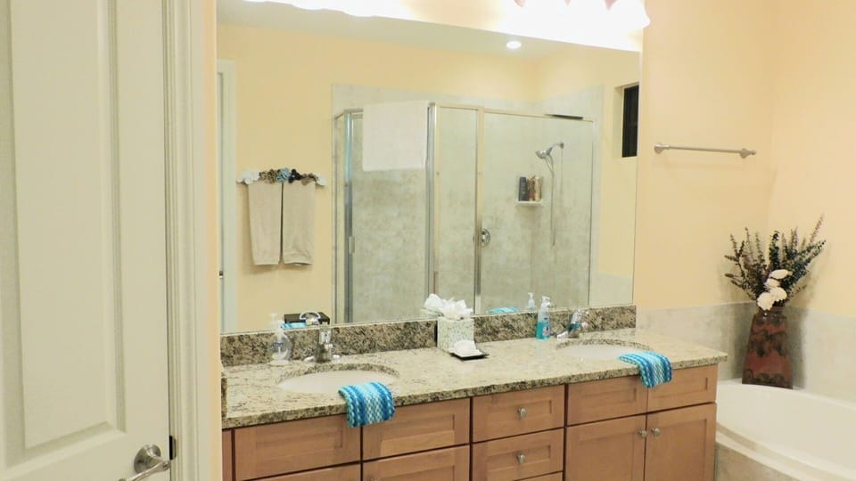 Master bathroom. 