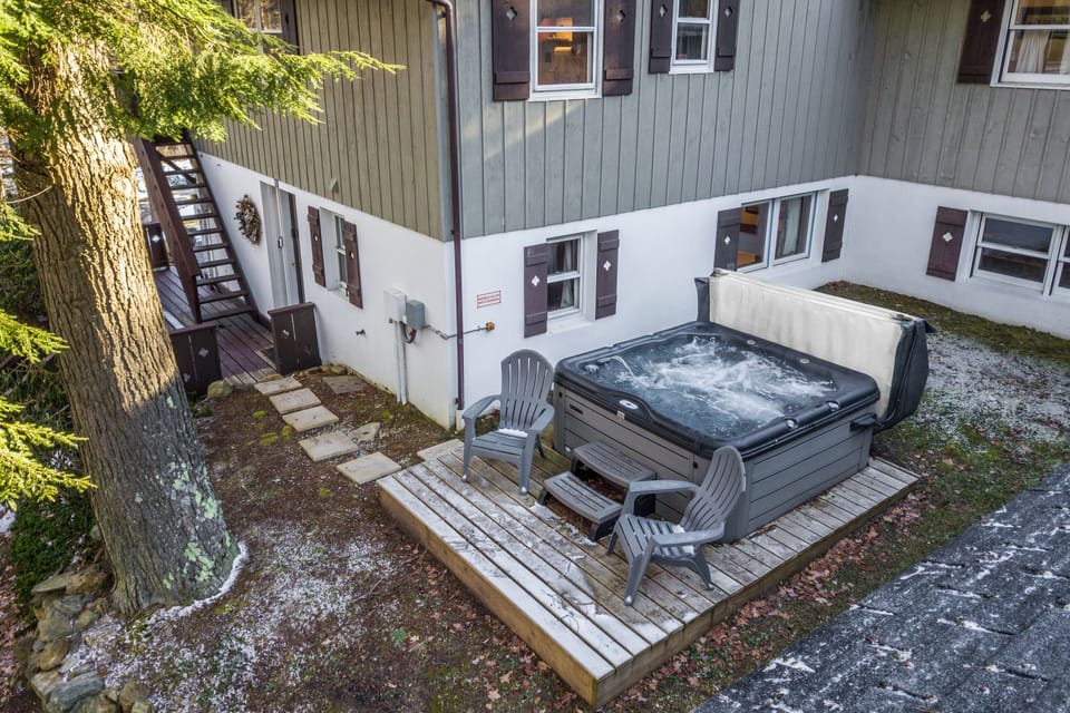 Relax in the Hot Tub after a long day Skiing.