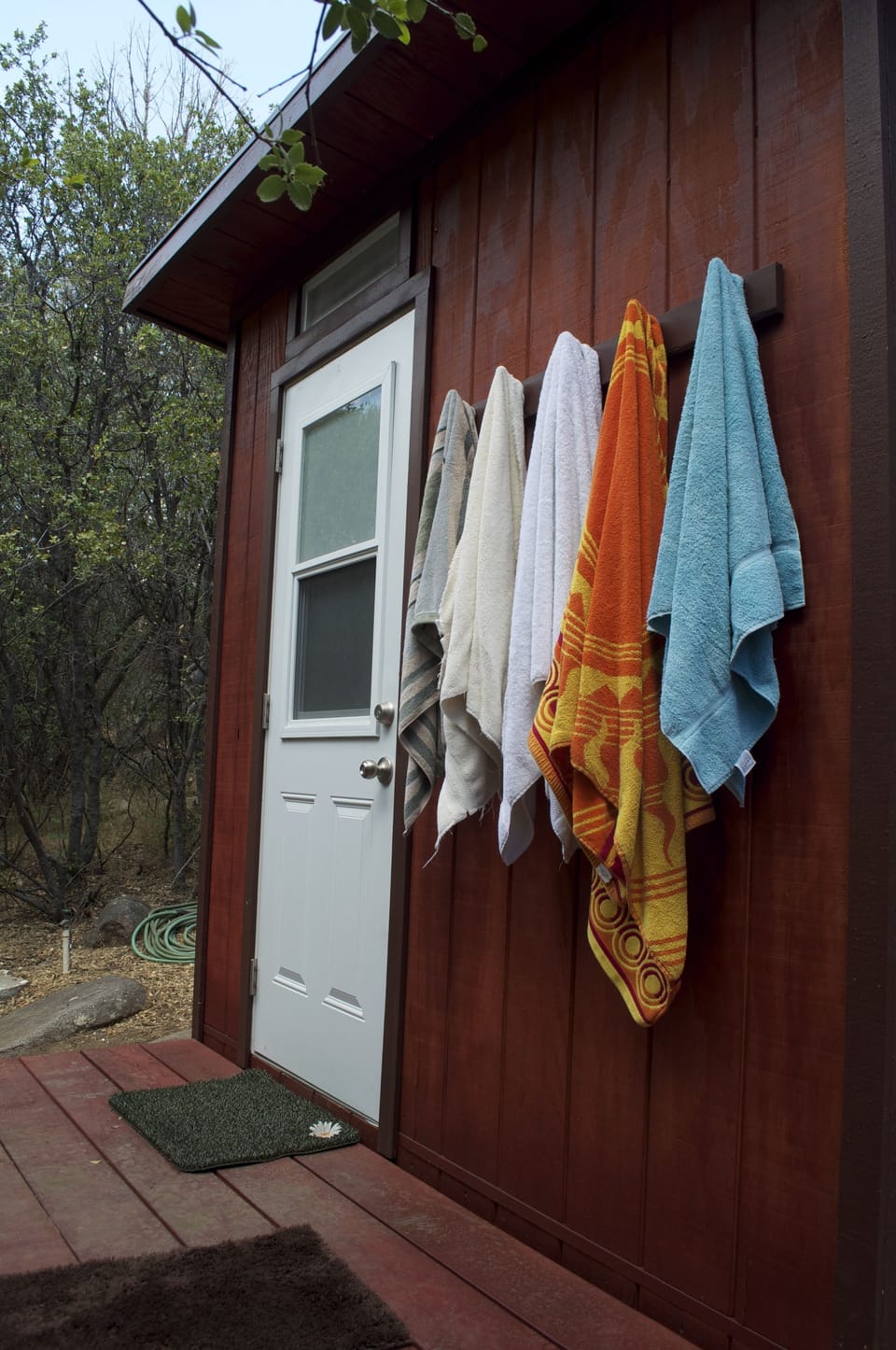 There's a separate bathroom for our campers.