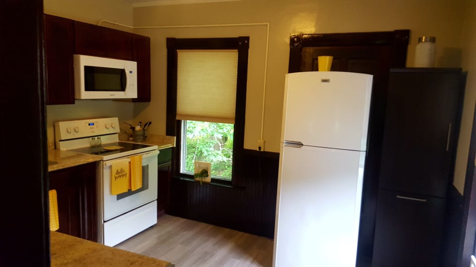 glass top stove and kitchen appliances