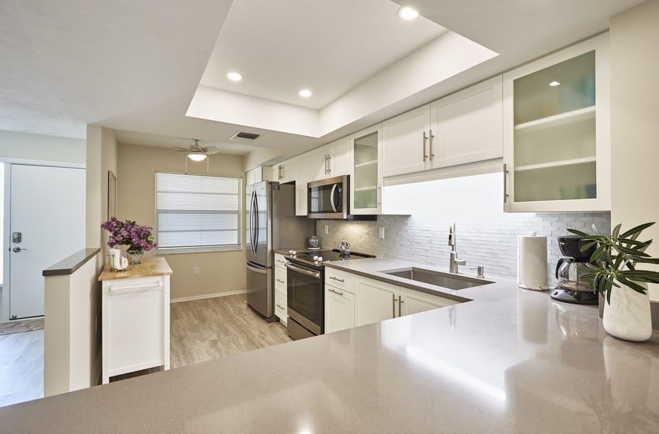 Newly renovated kitchen with Stainless Steal Appliances