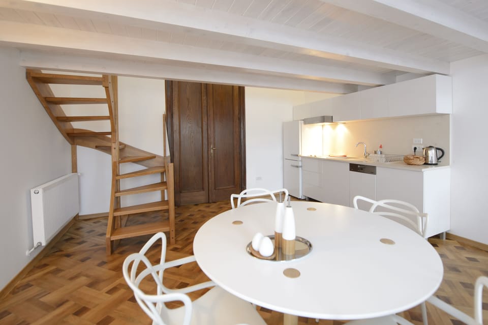 Kitchen and dining area