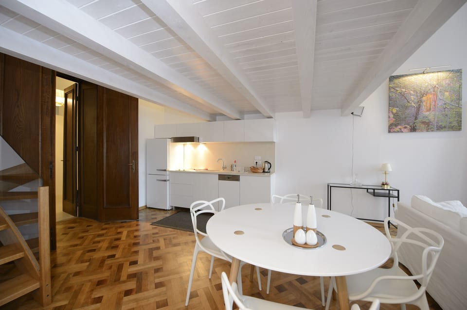 Kitchen and dining area