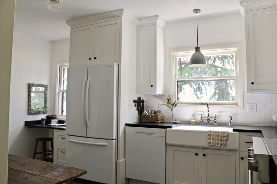 Clean and bright and equipped with a coffee station and writing desk.