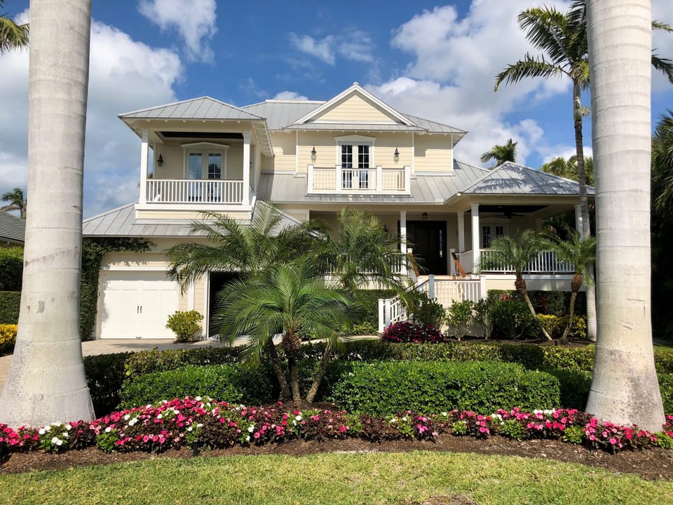 View of the front of our home
