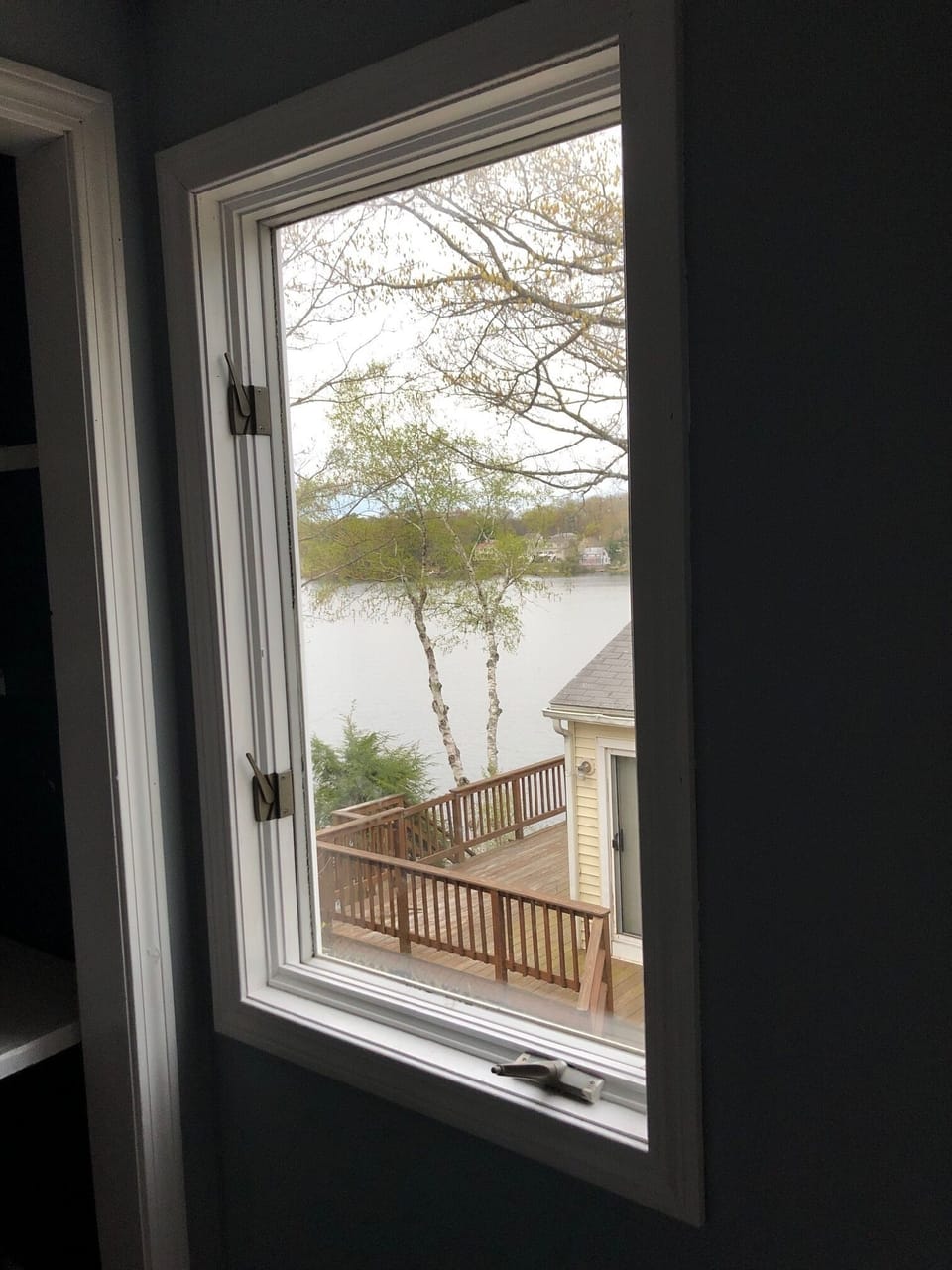 Lake views from Bedroom2