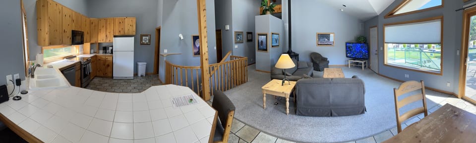 Upstairs