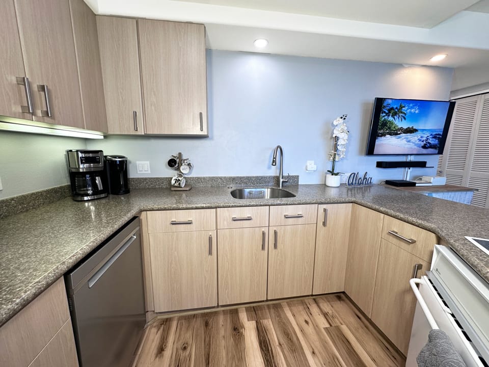 Discover a kitchen meant for a chef's creative touch.
