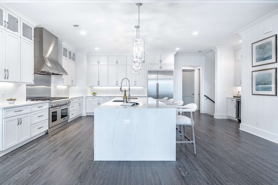 Feel like a chef cooking in the gorgeous kitchen with stainless steel appliances!