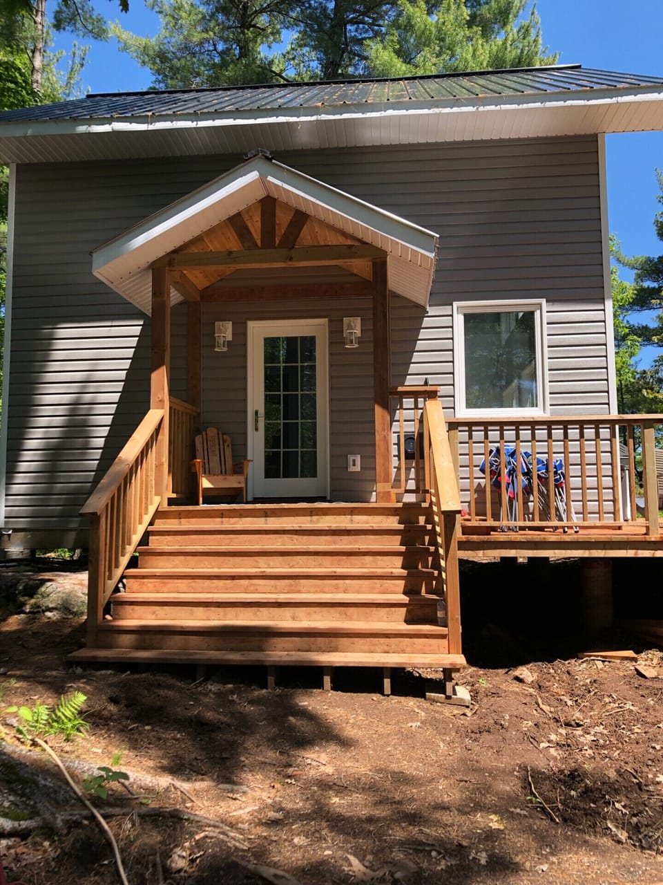 Side porch