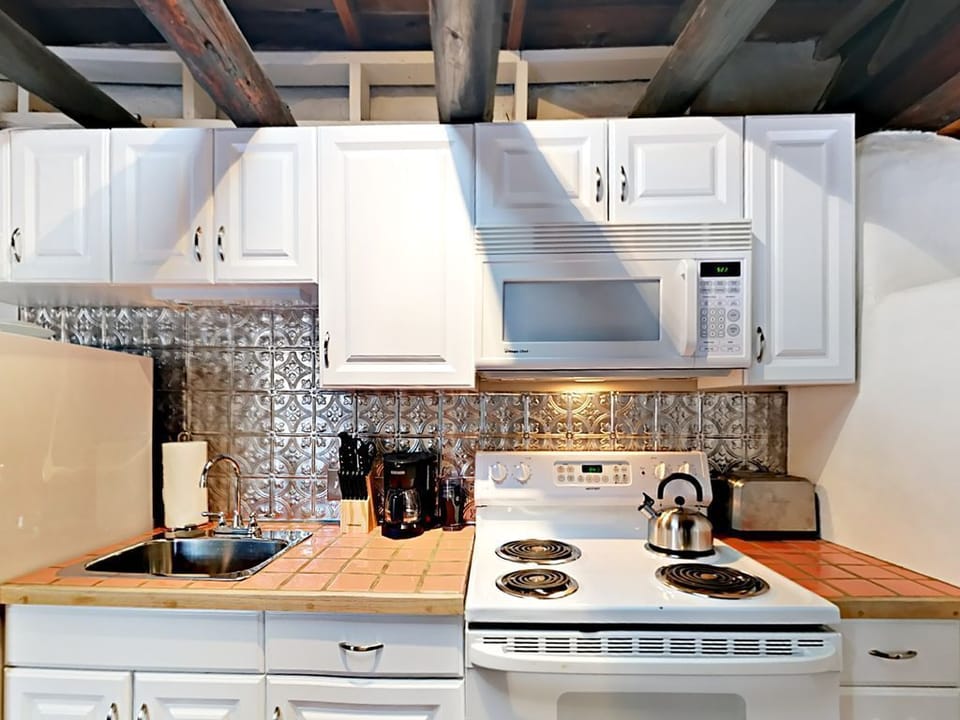 Whip up creative meals and simple snacks in the casita's well-equipped kitchen.
