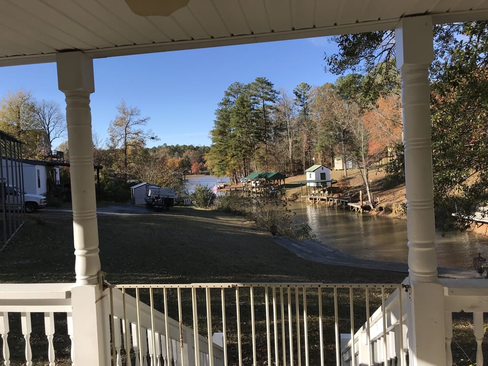 View from rocking chair porch 