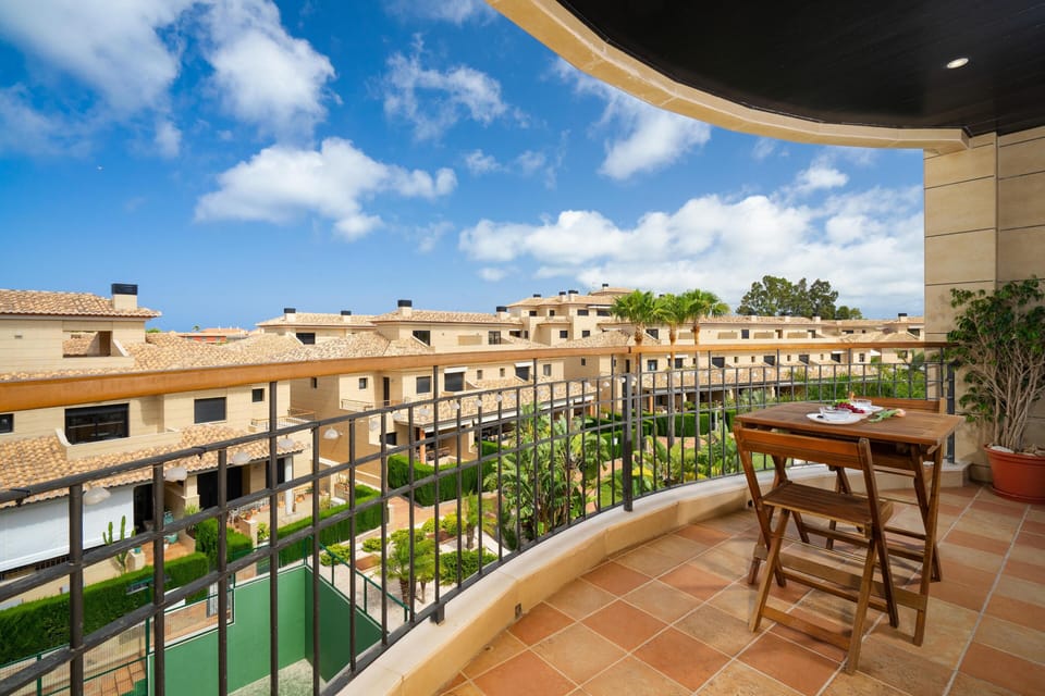 Outdoor dining area